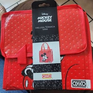OXXO Disney Mickey Mouse Red Mini Thermal Cooler Bag